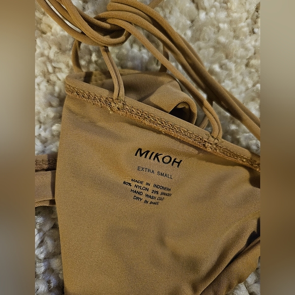 New Mikoh Women's Seychelles One Piece Brown Swimsuit Size XS - Picture 4 of 7